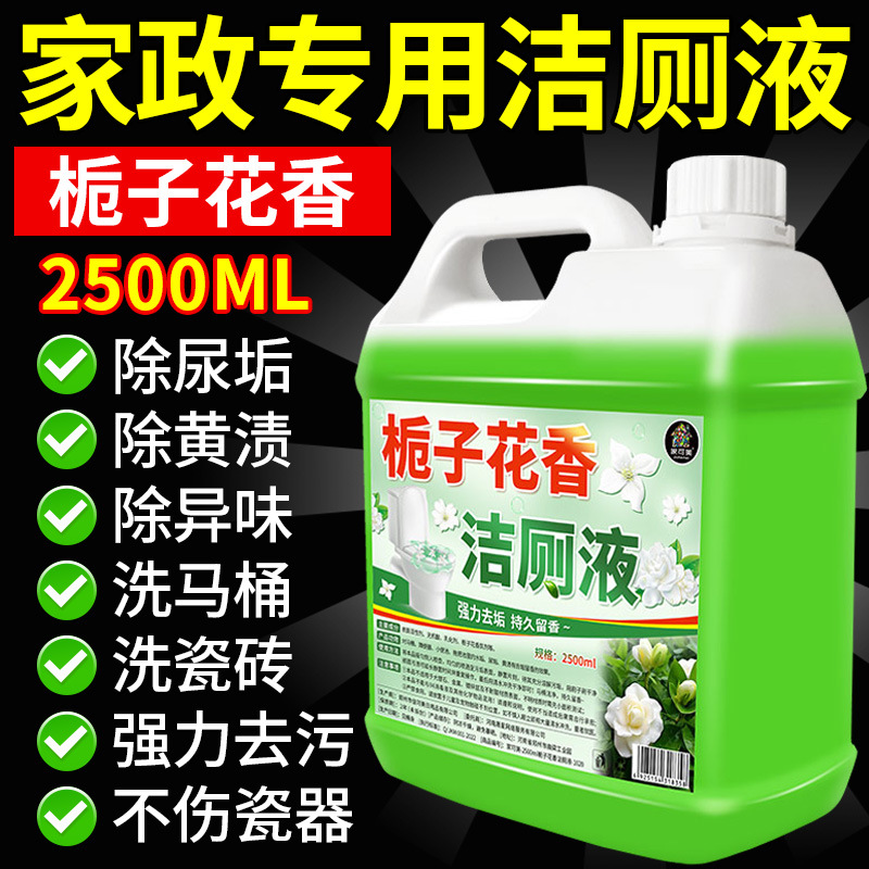 栀子花香洁厕灵液马桶厕液清洗剂强力除垢除臭清洁卫生间异味浓缩